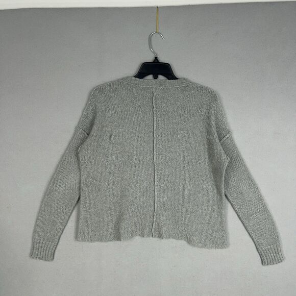 Wooden Ships Sweater Womens Extra Small Gray Mohair Wool Minimal Quiet Luxury - Picture 6 of 12